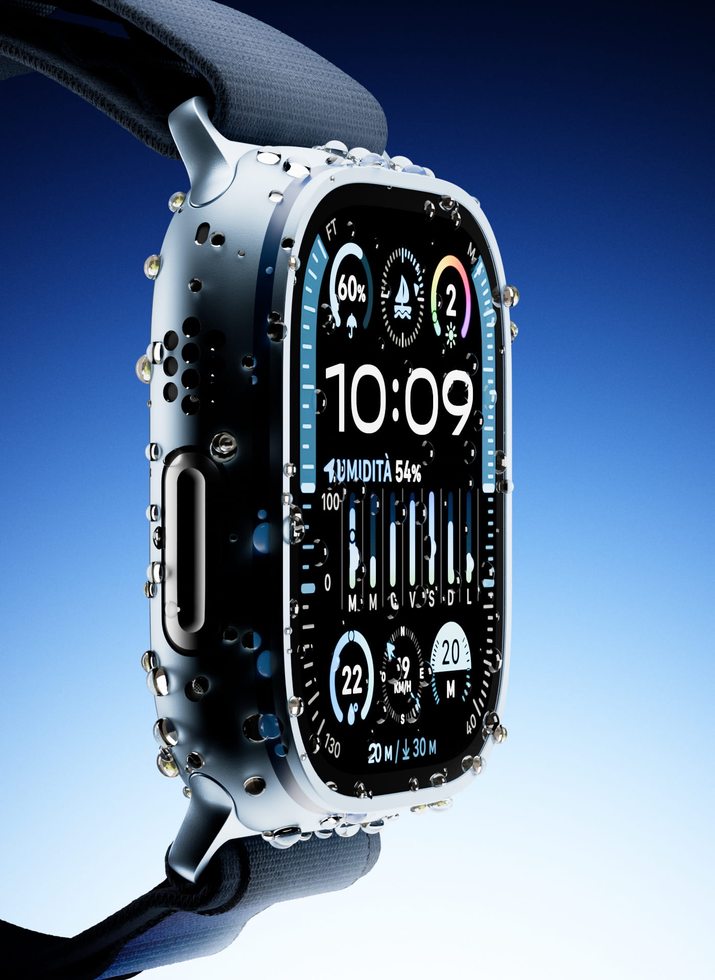 Apple Watch Ultra Morgan Gomez 3D design