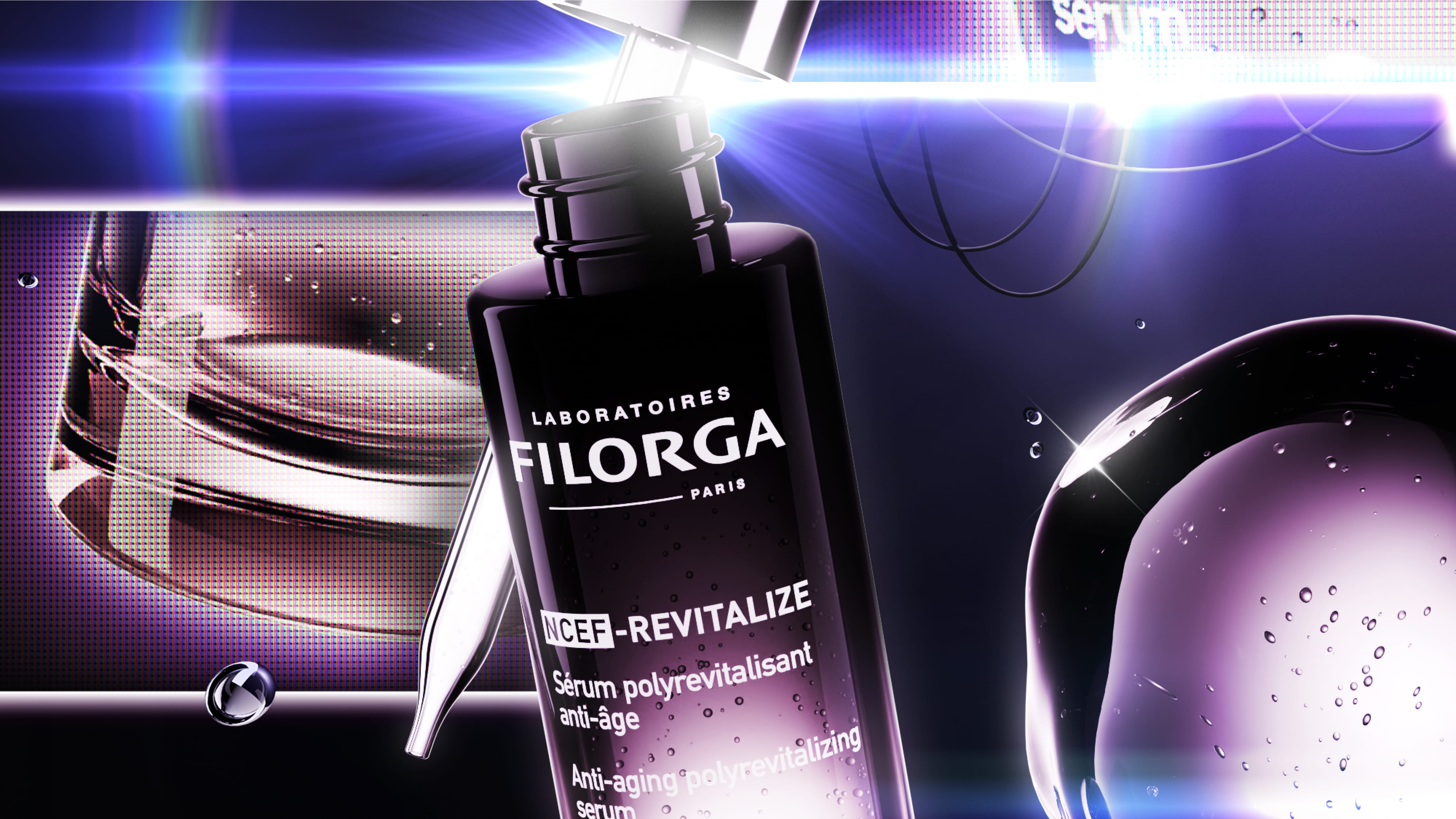 Filorga NCEF Revitalize Serum Morgan Gomez 3D design