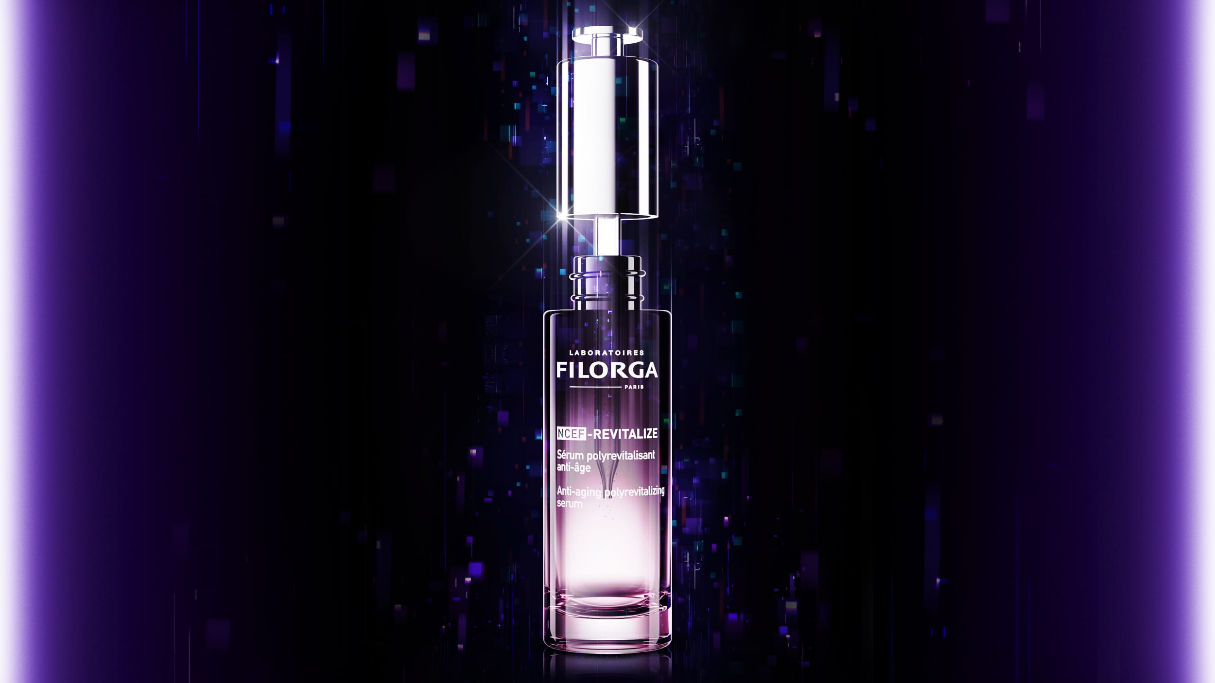 Filorga NCEF Revitalize Serum Morgan Gomez 3D design