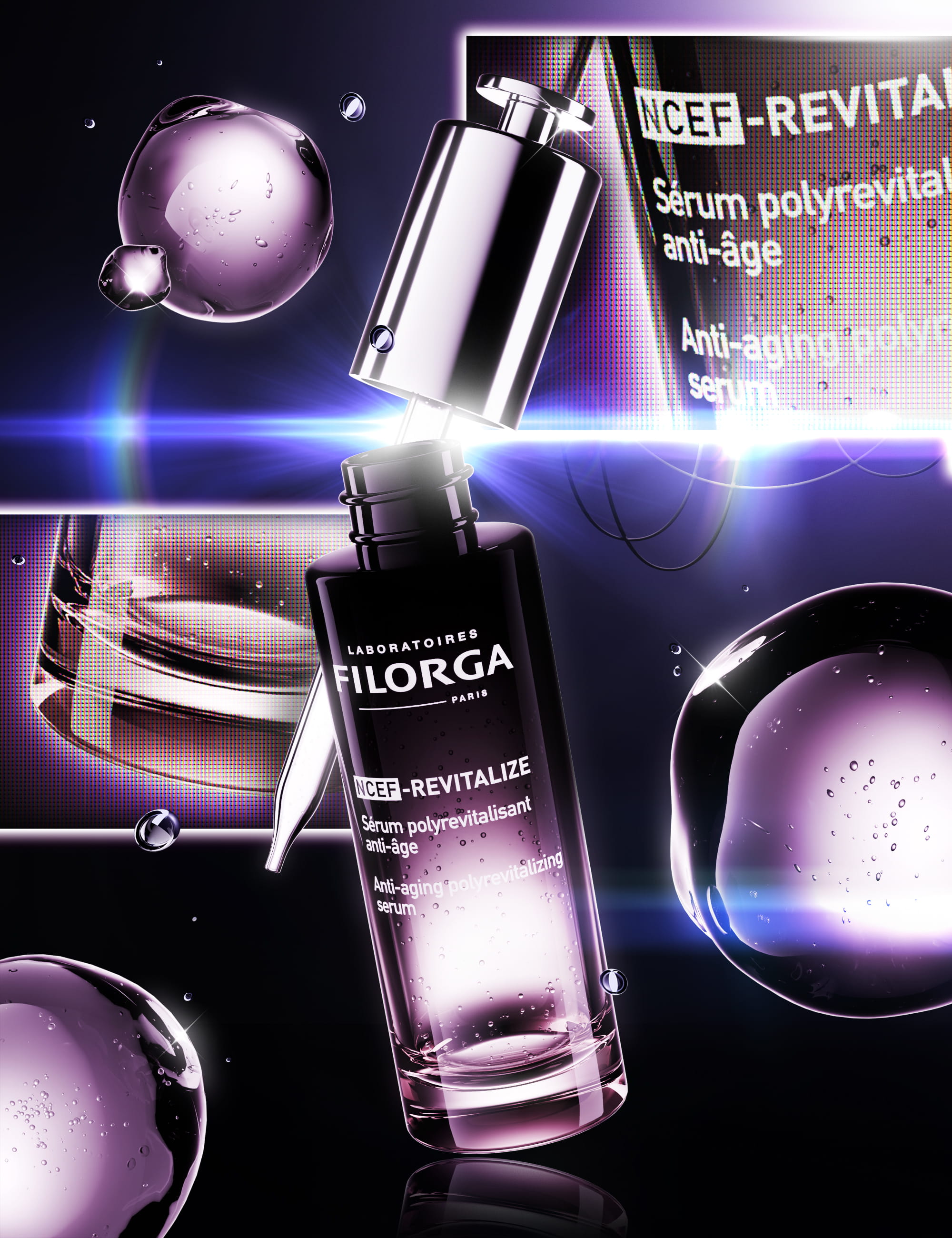 Filorga NCEF Revitalize Serum Morgan Gomez 3D design