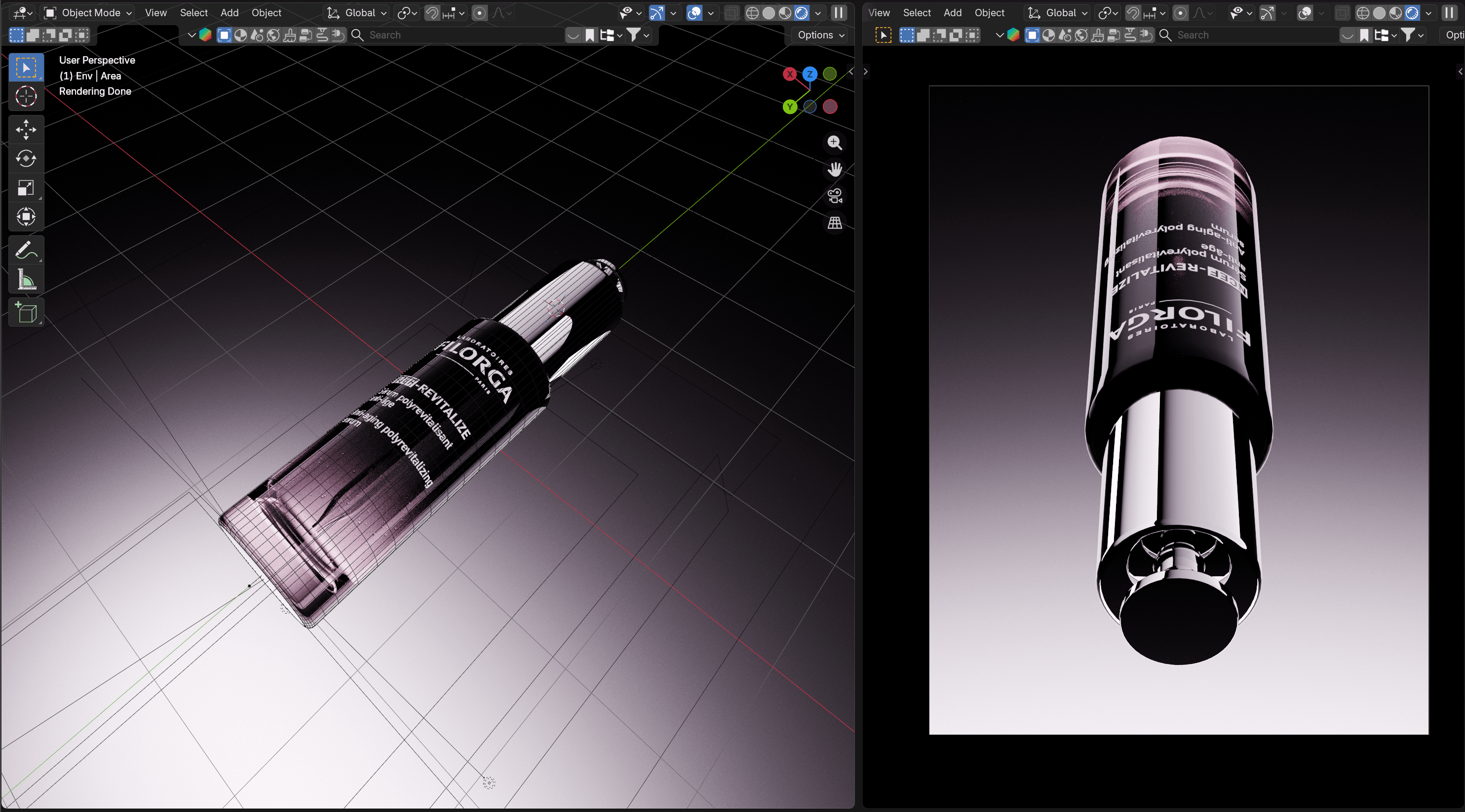 Filorga NCEF Revitalize Serum Morgan Gomez 3D design