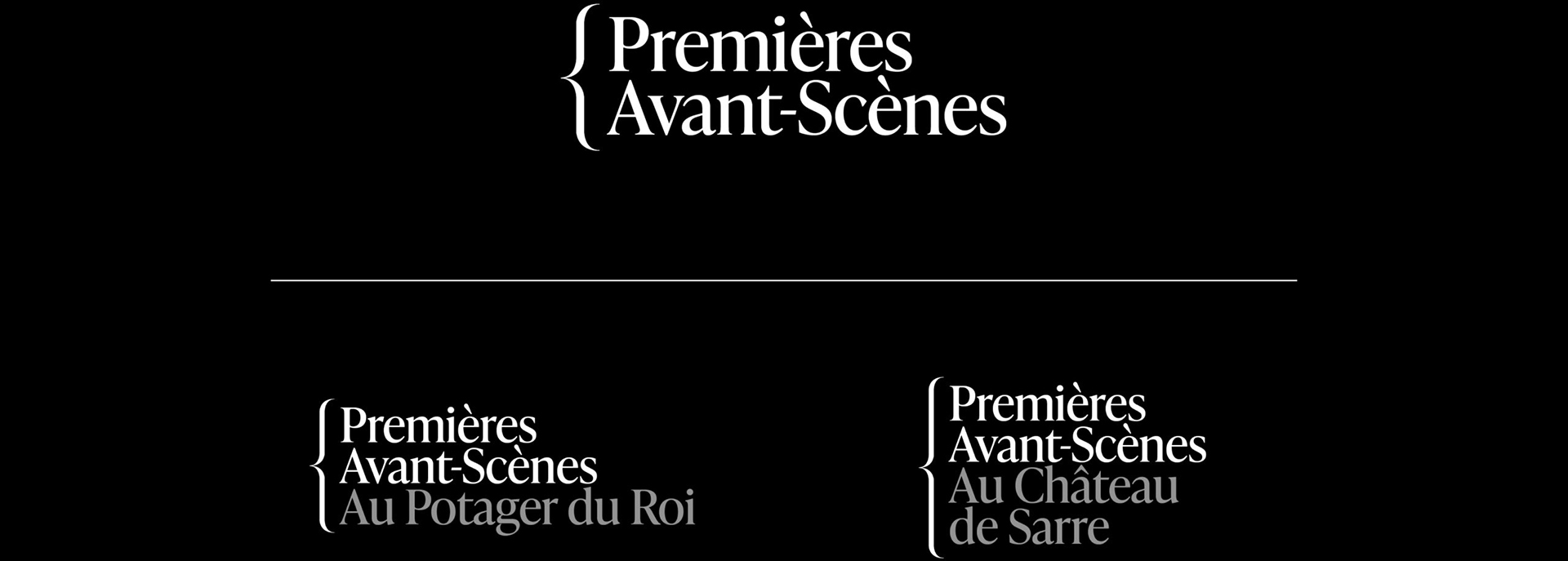 Premières Avant-Scènes Morgan Gomez Branding