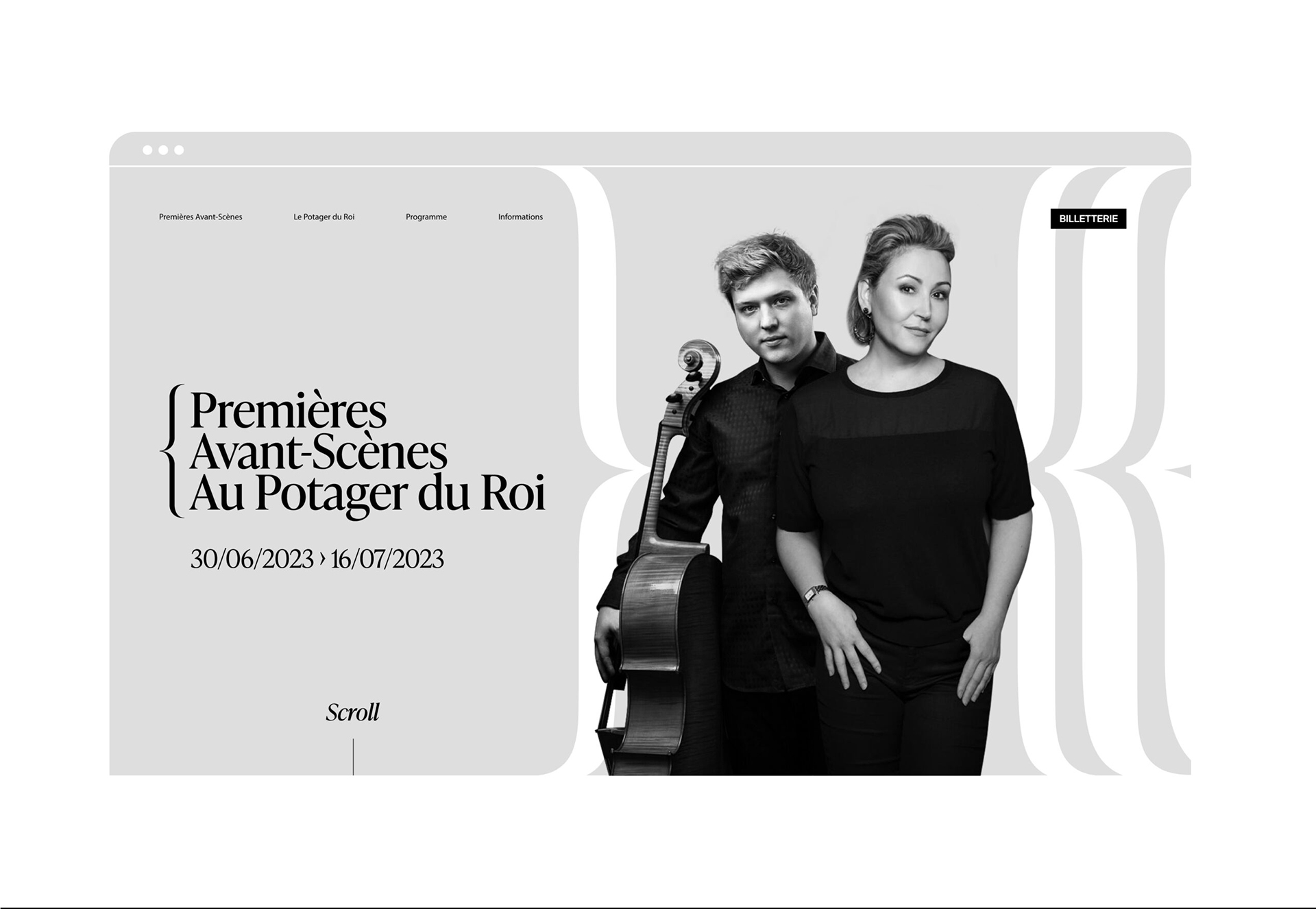 Premières Avant-Scènes Morgan Gomez Branding