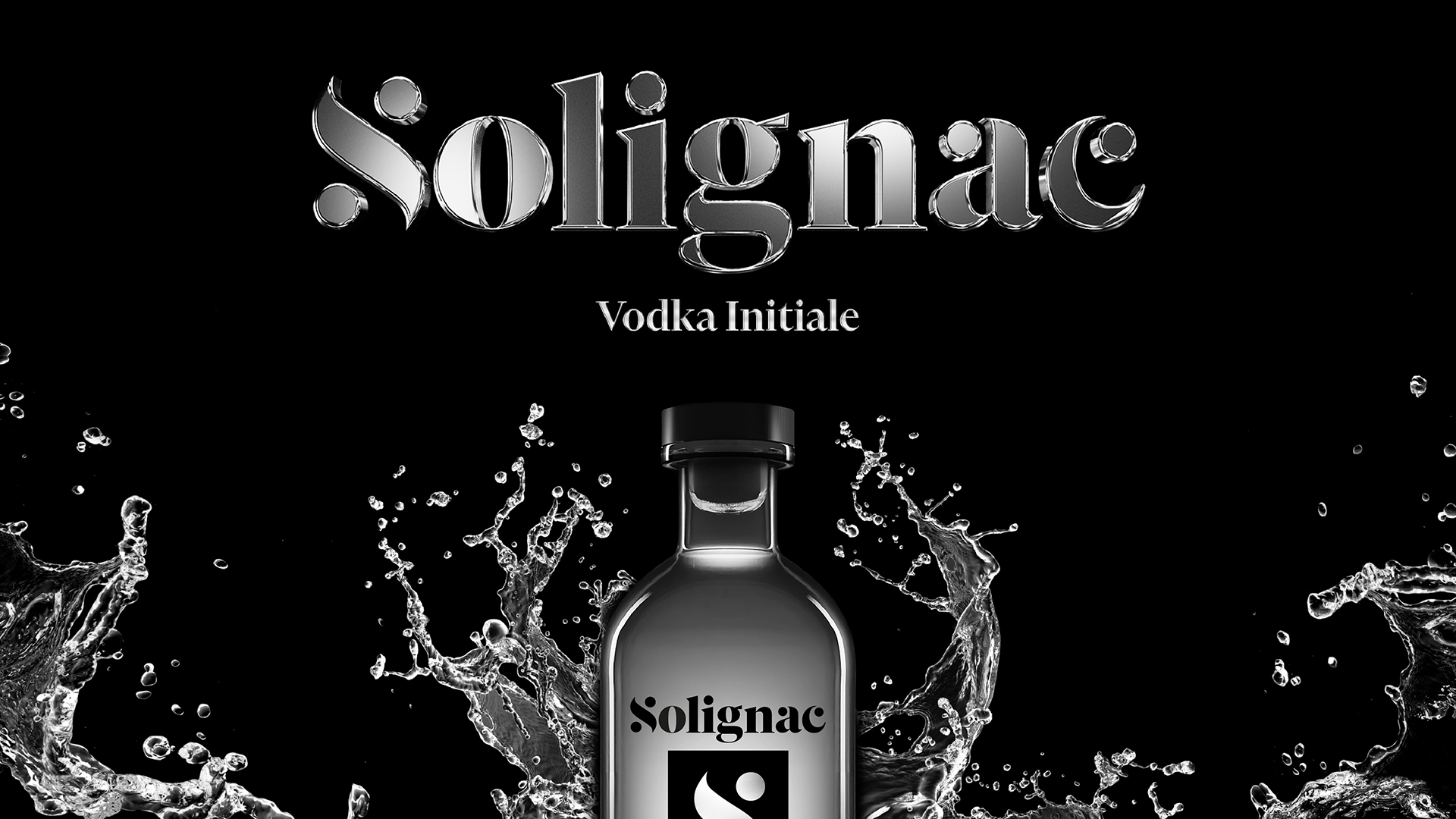 Vodka Solignac Packaging 3D Morgan Gomez