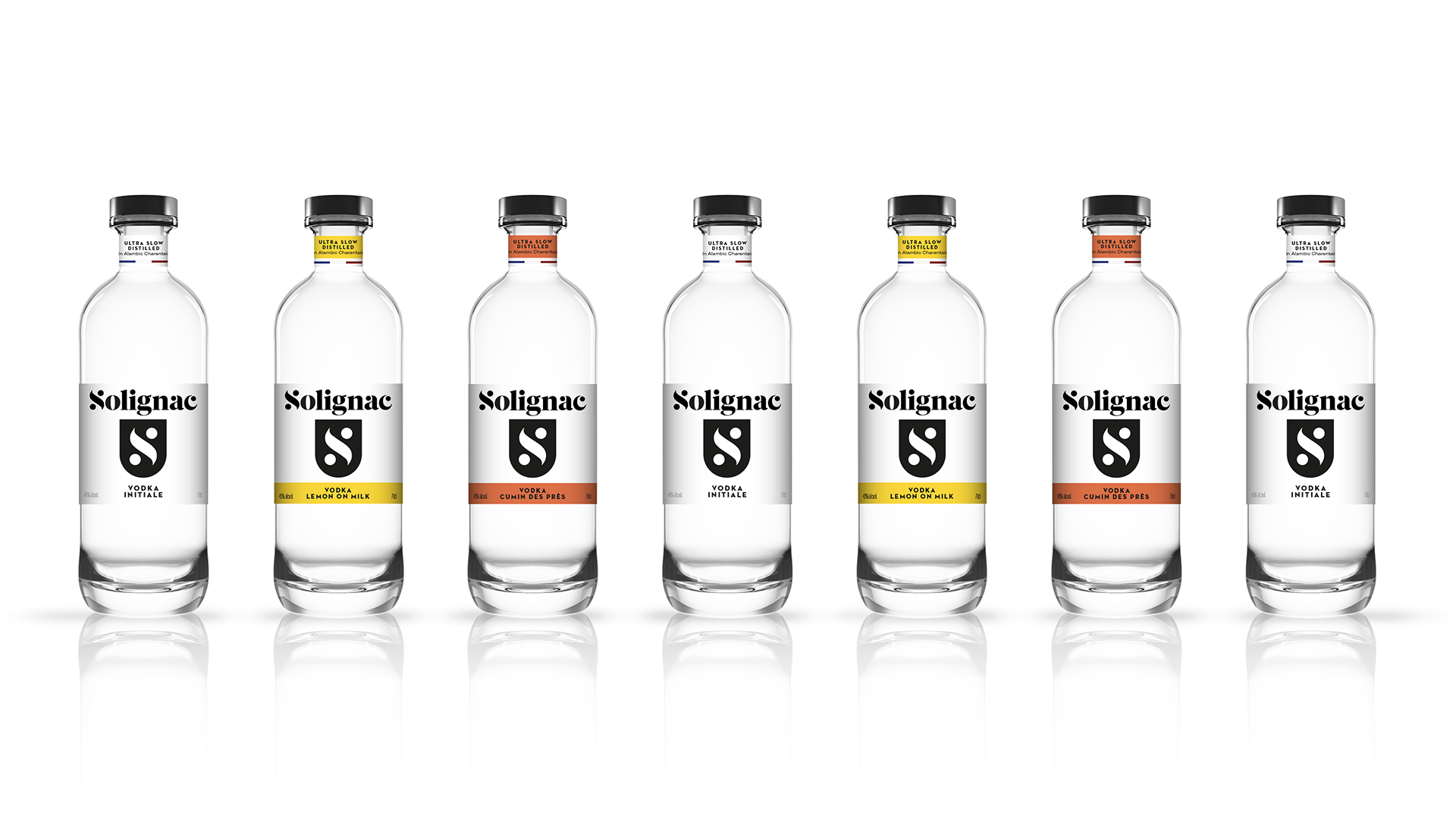 Vodka Solignac Packaging 3D Morgan Gomez